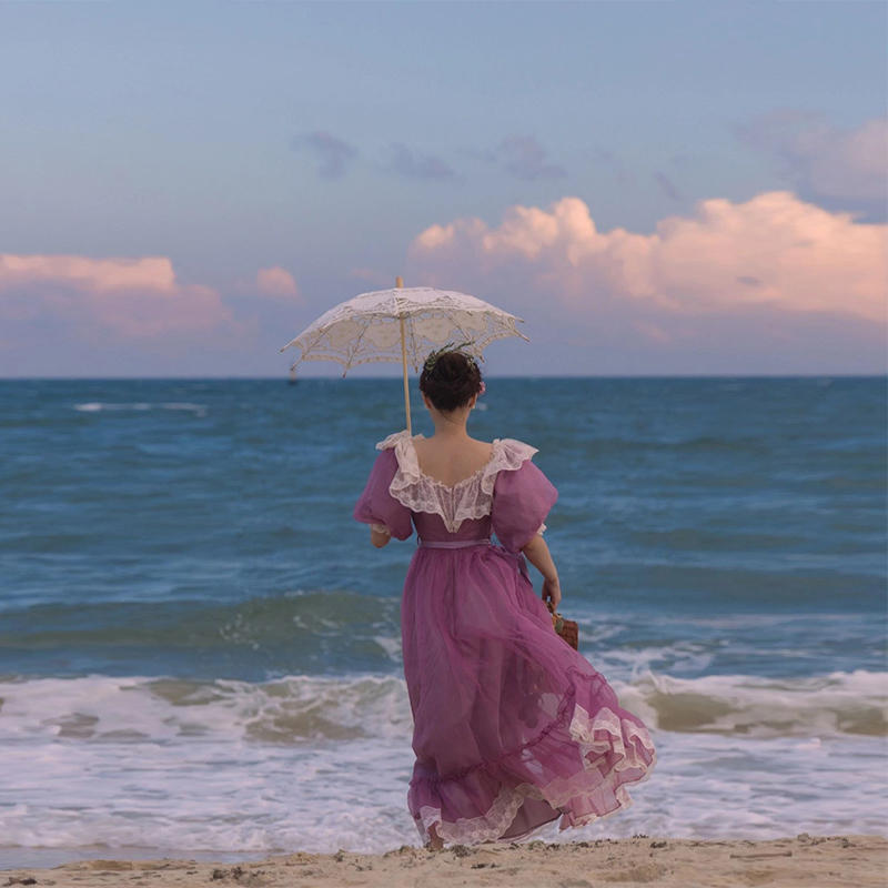 French Romantic Court Dress Girl