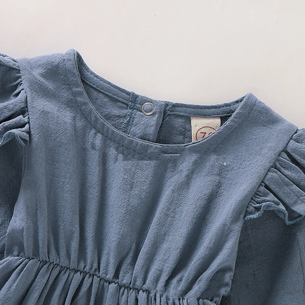 Cute Four-color Flying-sleeve Romper Long-sleeved