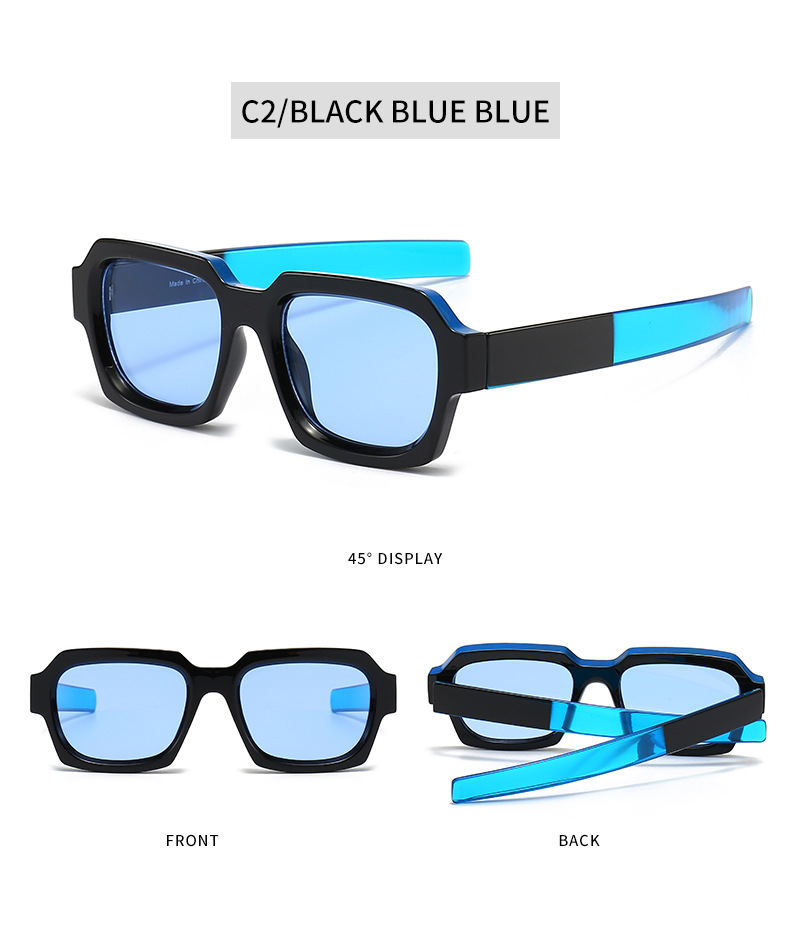 Black Blue Frame Blue