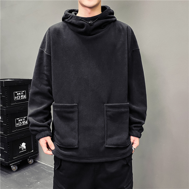 Fleece Thick Sweater Trendy Brand Men's Hooded