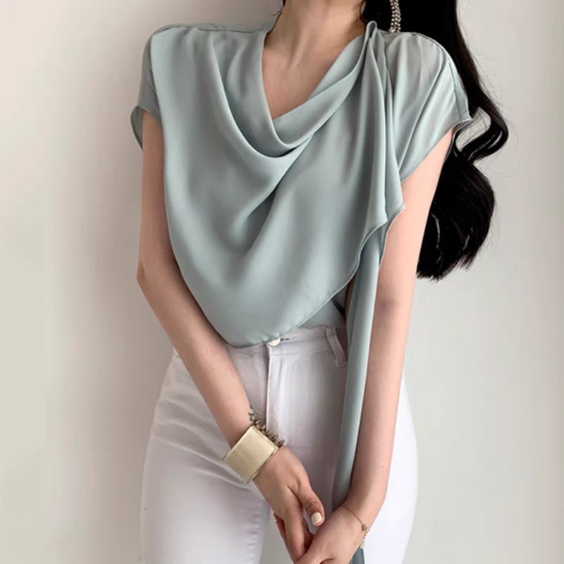 Title 5, French Fashion Sexy Halter Shawl Sleeveless Top...