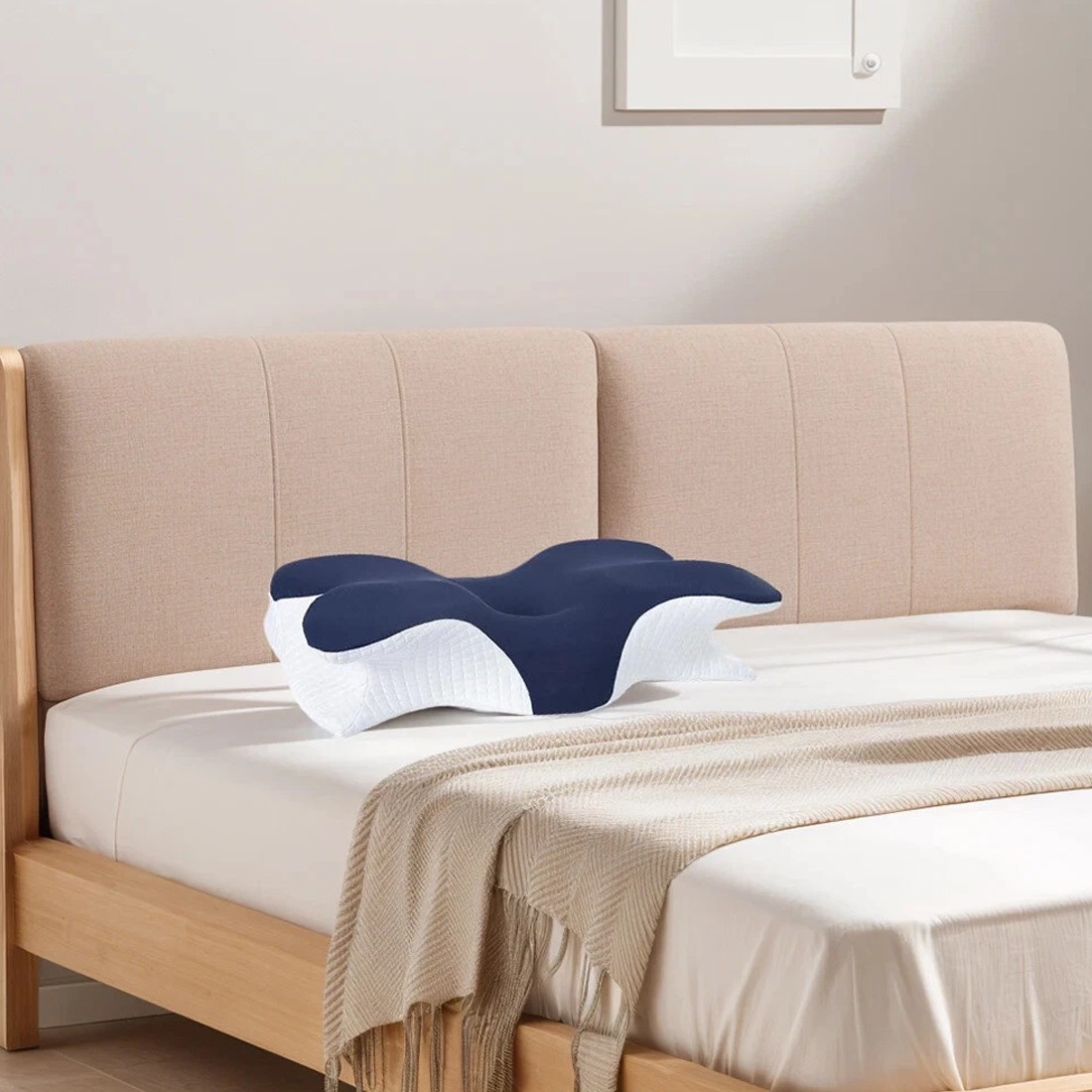 NEW Ergonomic Memory Foam Pillow For Neck Shoulder Pain Relief Sleeping Side — image 2