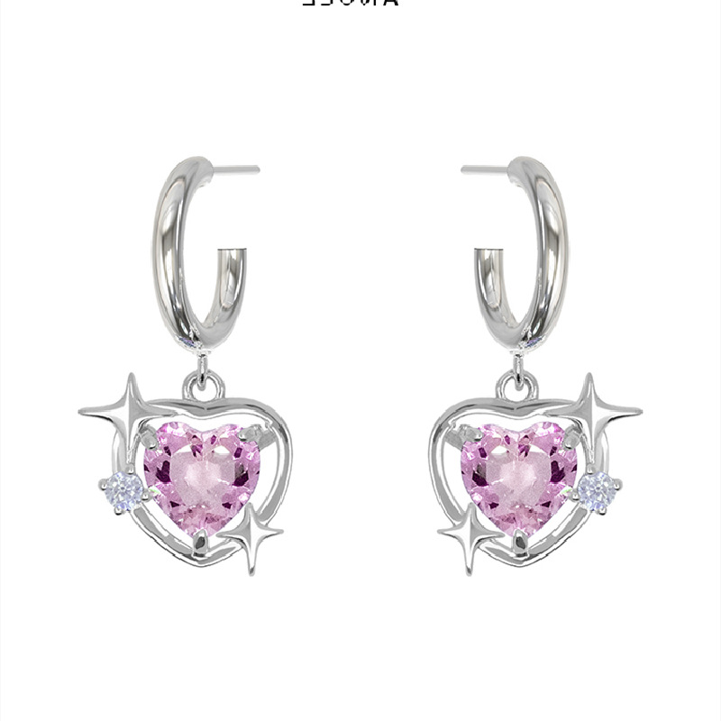 Title 1, Boucles doreilles Zircon Peach Galaxy Niche