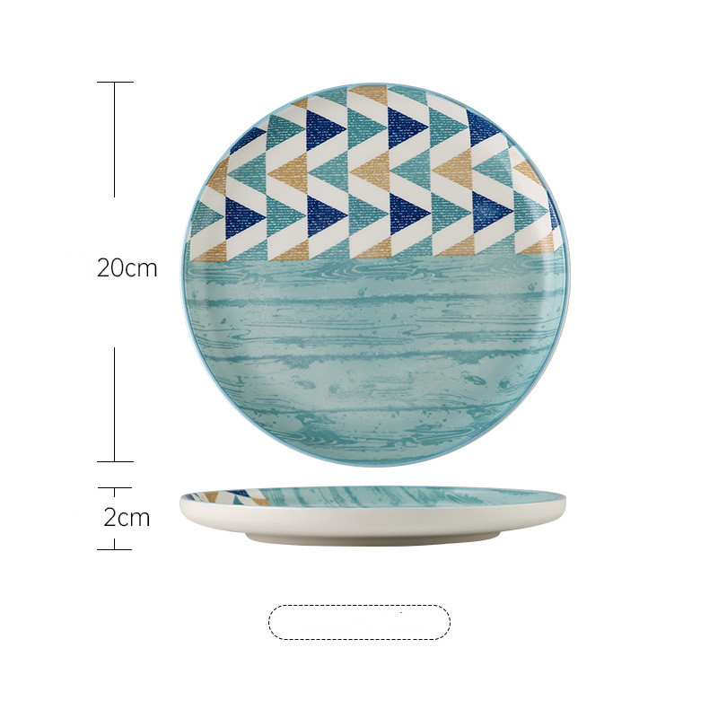 Title 4, Ceramic Dishes Set Household Nordic Style Table...