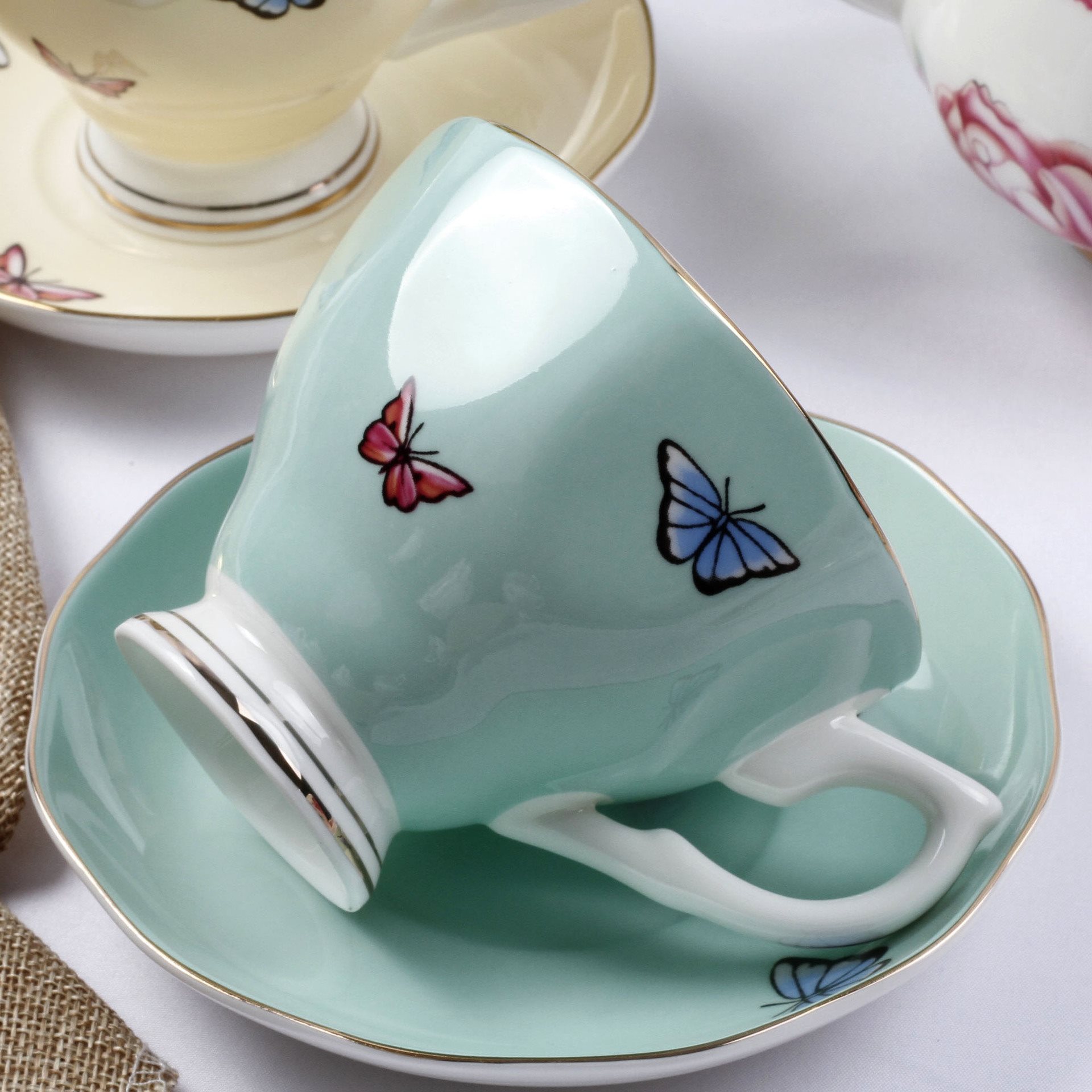 Miranda Butterfly Green Cup an