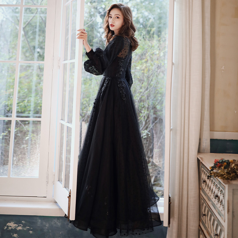 Title 2, Long Sleeve Birthday Party Long Dress for vocal...