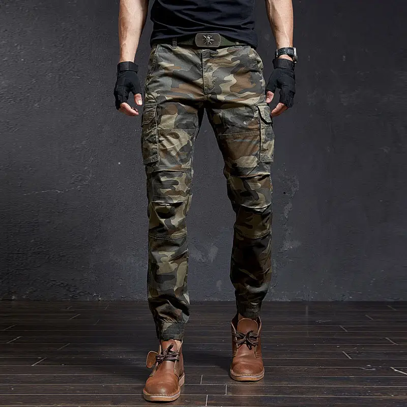 Men's Casual Plus Size Overalls Camouflage Sports