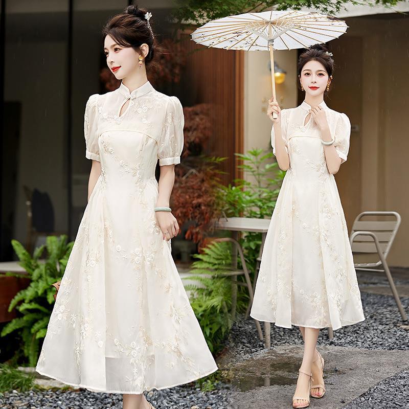 Fashion Machine Embroidery Dress For Women — image 1