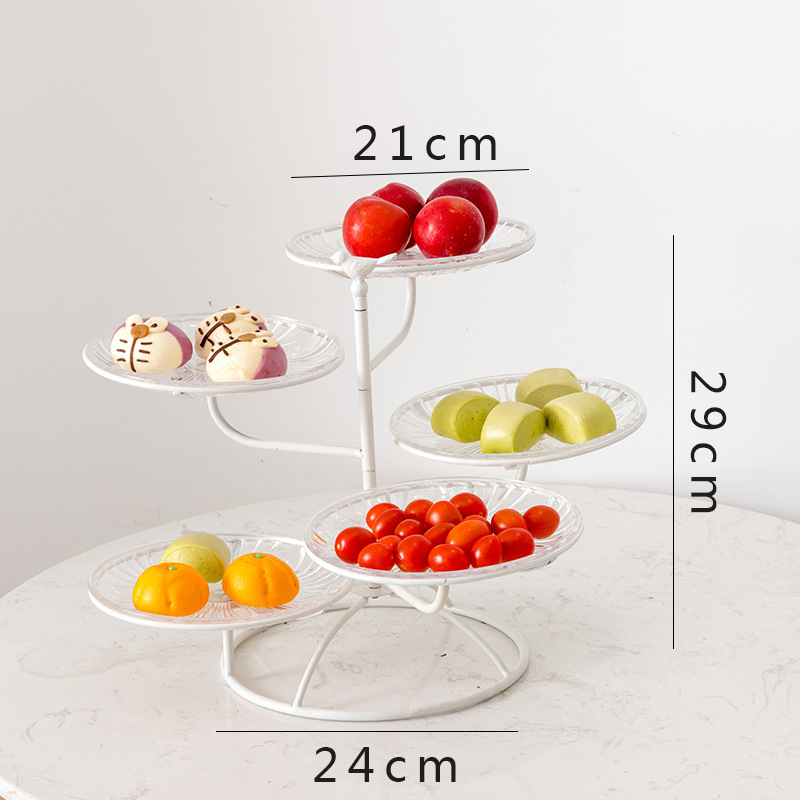 Title 1, Multi-layer fruit tray living room household ac...