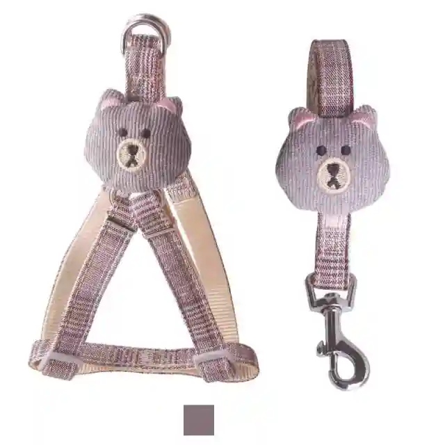 Pet Dog Rope Adjustable Small And Medium sized Dog Vest Type Lead Grey - Shop at LoveMi