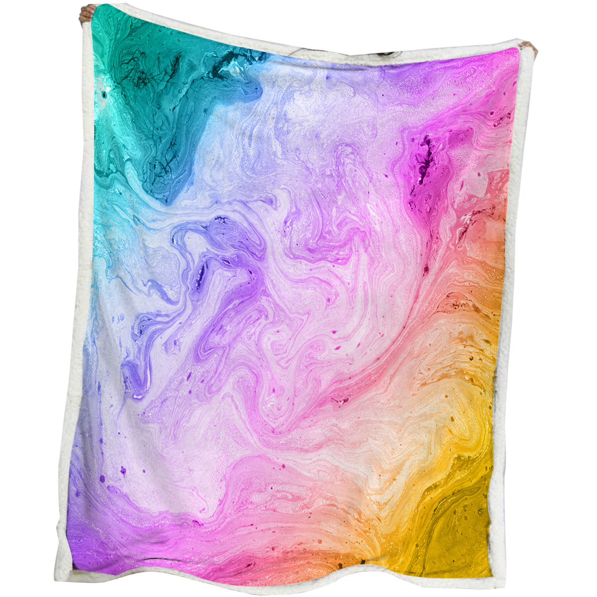 1pc Of High Weight Soft And Warm, Simple Color Gradient Patterned Lamb Wool Blanket, Versatile Sofa, Good Companion, Office Nap Blanket, Also Suitable For Camping — foto 3