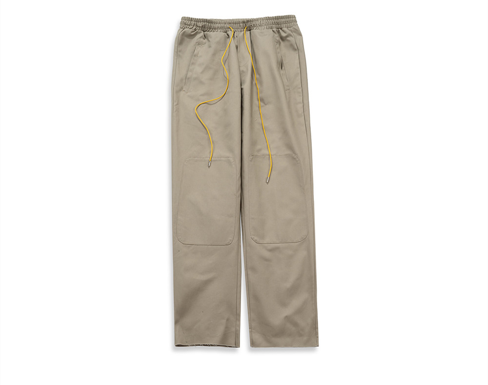 Title 1, Pantaloni casual unisex con cuciture a sorriso,...