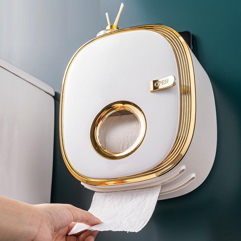 Title 2, Wall-mounted Punch-free Toilet Paper Extraction...