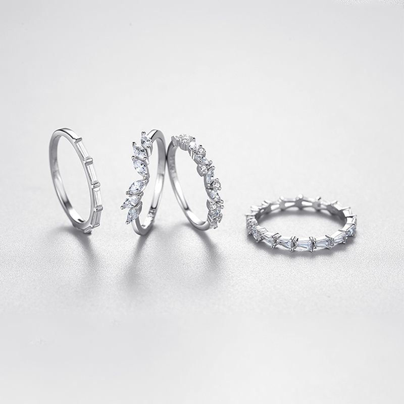 Personality Bamboo Diamond Index Finger Ring