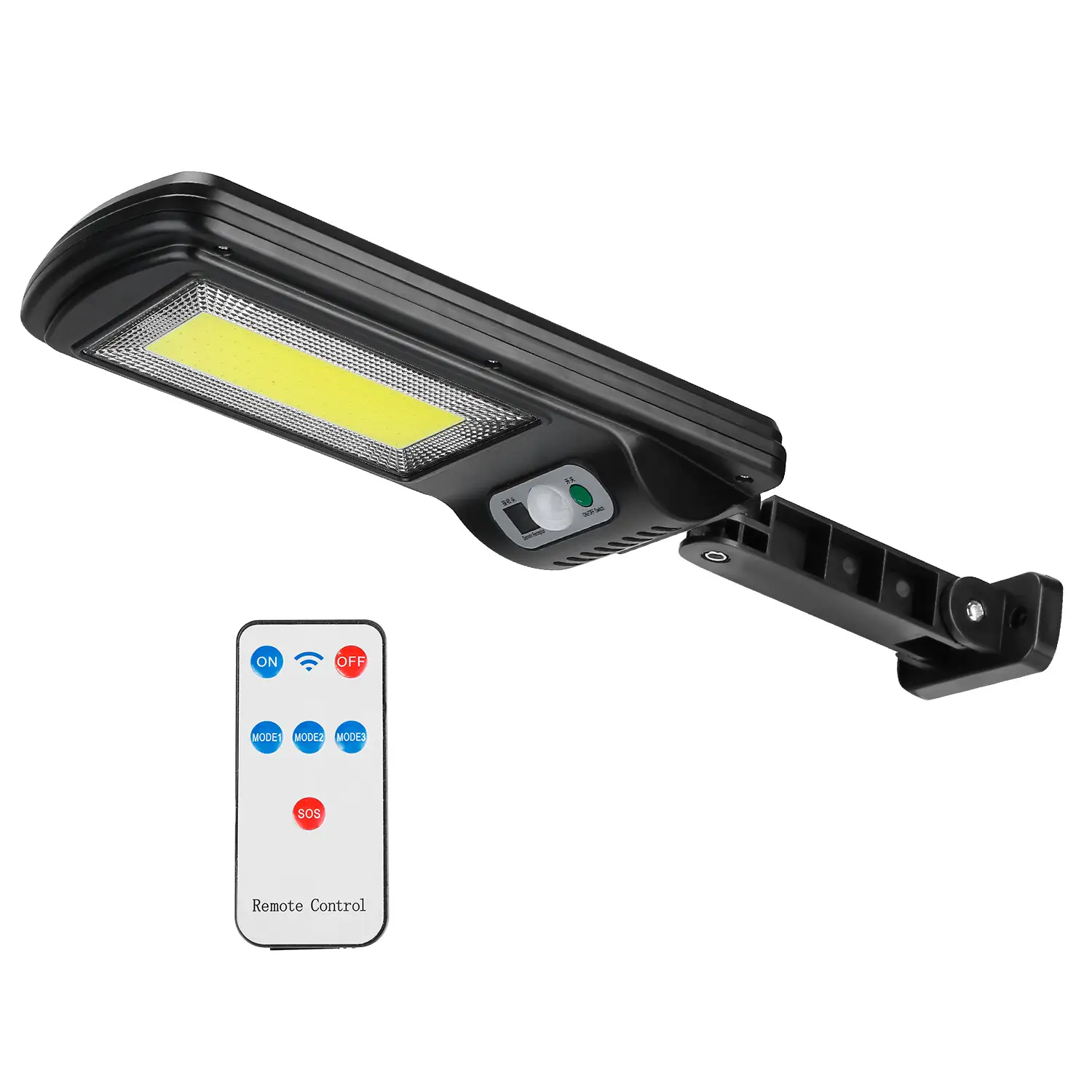 1Pc 450W 300W 200W Solar Powered Motion Sensor Wall Lights Outdoor IP65 Waterproof 3 Modes With Remote Control For Street Front Door Deck