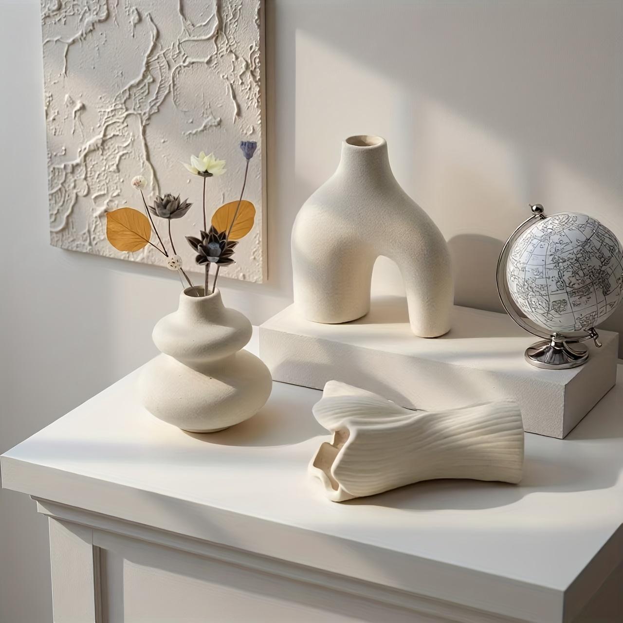 Bohemian Style Creative Simple Small Vase Set, Home Decor Indoor Desktop Ornament, Flower Arrangement Decoration Gift 5