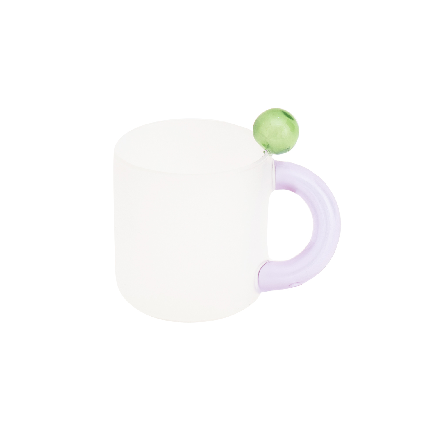 Title 5, Jelly Bean Fat Mug Handmade Colored Glass With ...