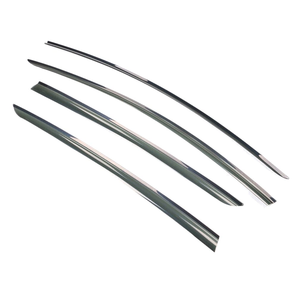 Fits 17-23 Tesla Model 3 Smoke Acrylic Window Visors Sun Rain Deflectors 4PCS