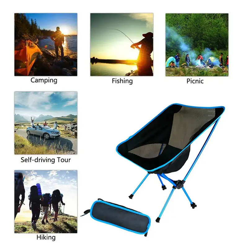 Travel Ultralight Folding Chair Superhard High Load