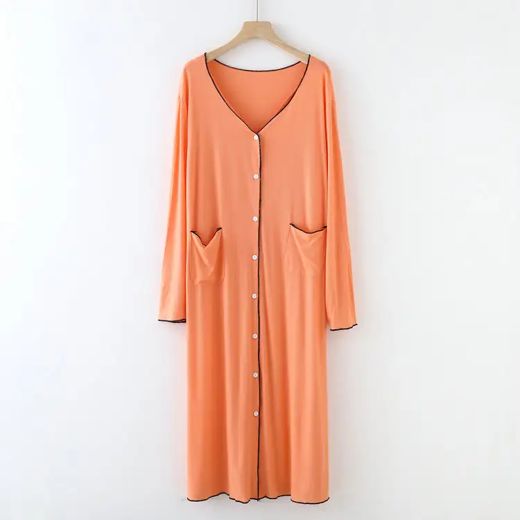 Women's Plus Size Long Sleeve Cardigan Summer Long Coat