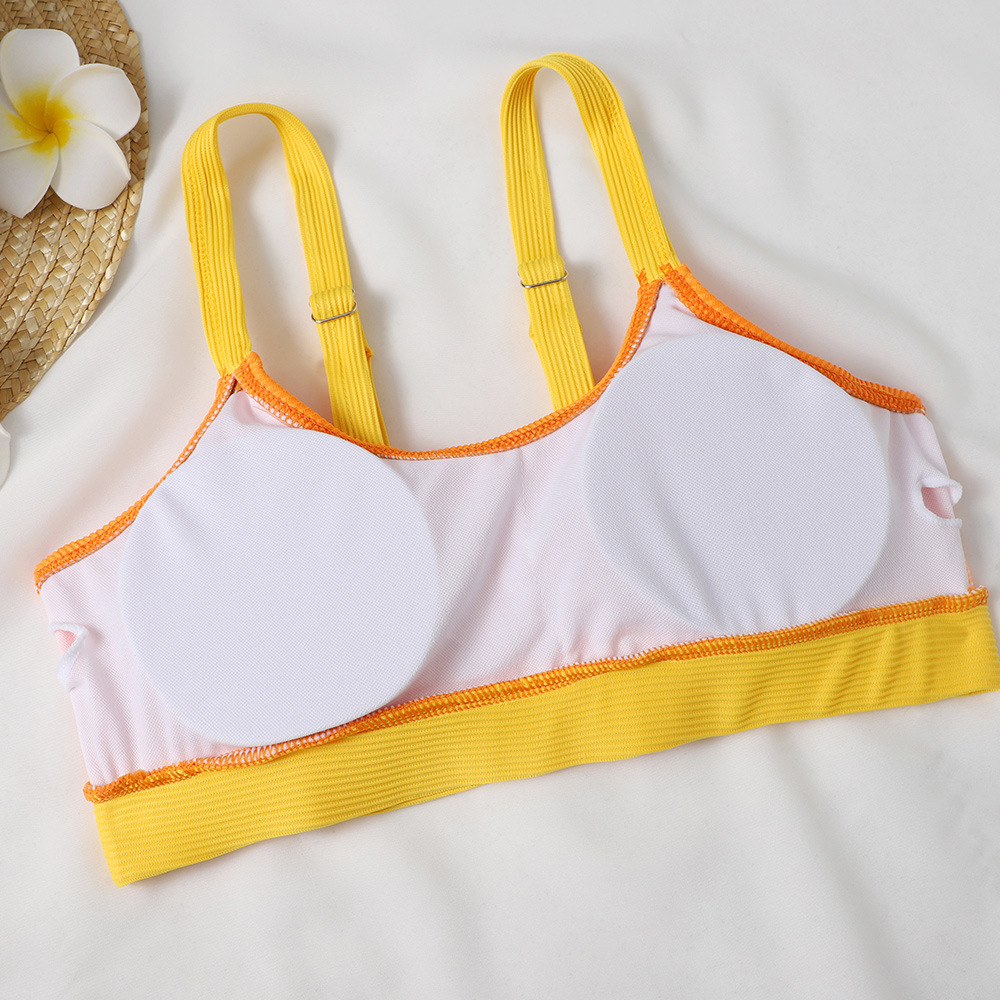 New Special Cloth Thread Sunken Stripe Bikini For Women - Image 9