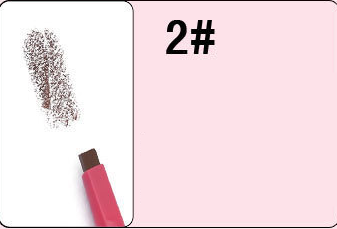Auto rotating Square Machete Eyebrow Pencil Set Light Brown - Shop at LoveMi