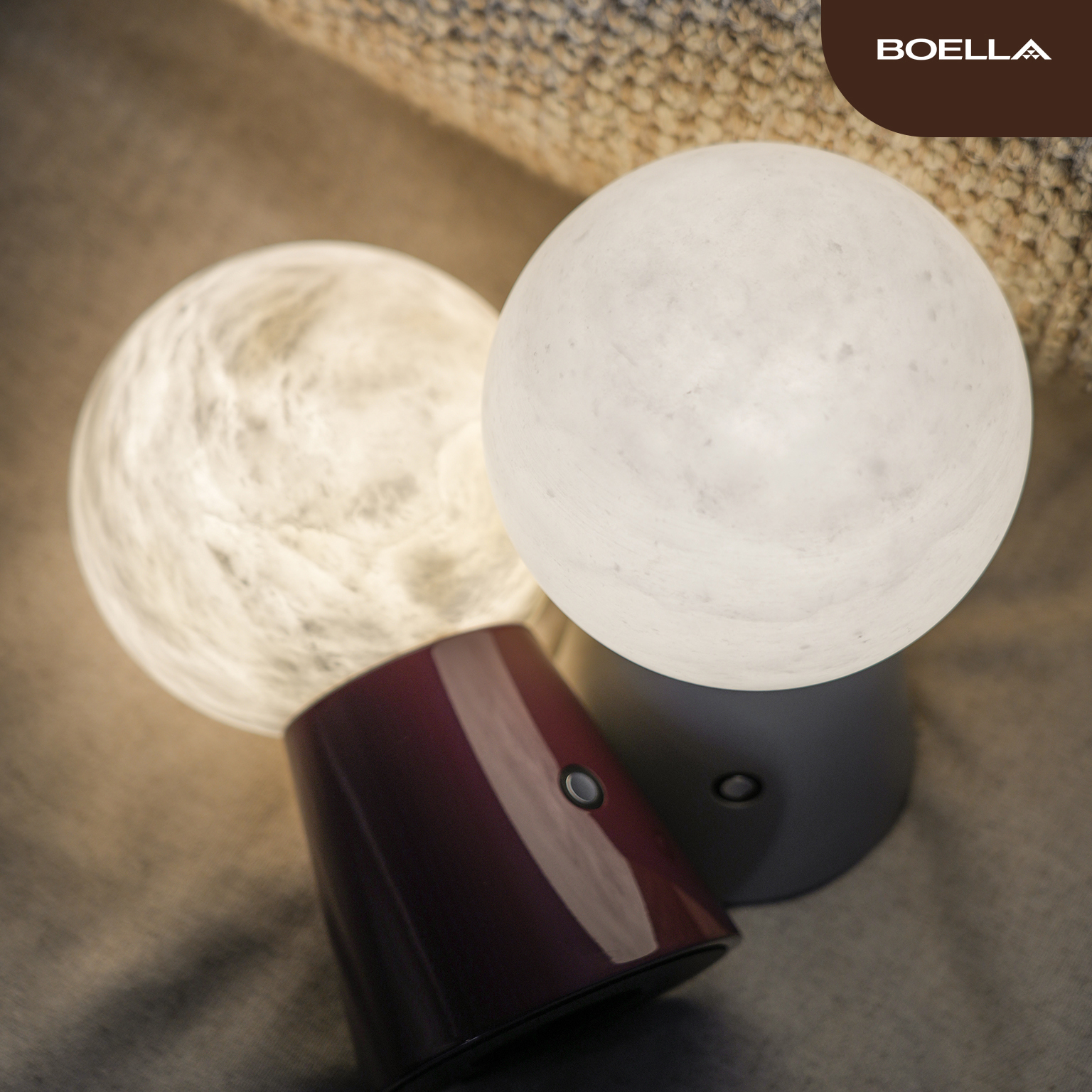 Teru Teru Bozu  Spanish Natural Alabaster Touch Lamp