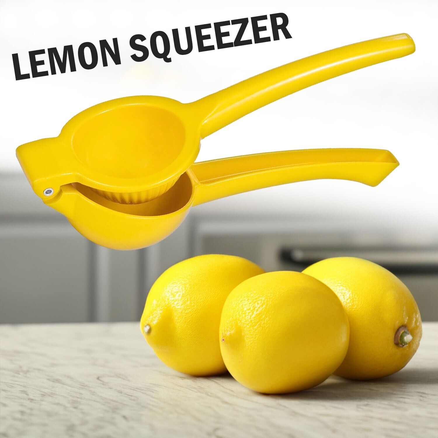 Citrus Juicer Press Tool Lemon Squeezer for Extracting the Most Juice Possible by KT Deals. Kitchen Metal Lemon Squeezer - Handheld Lemon Juicer Squeezer - Easy to Use Citrus Juicer - Manual Press. GET EVERY LAST DROP OF JUICE: Our lemon squeezer won’t wa