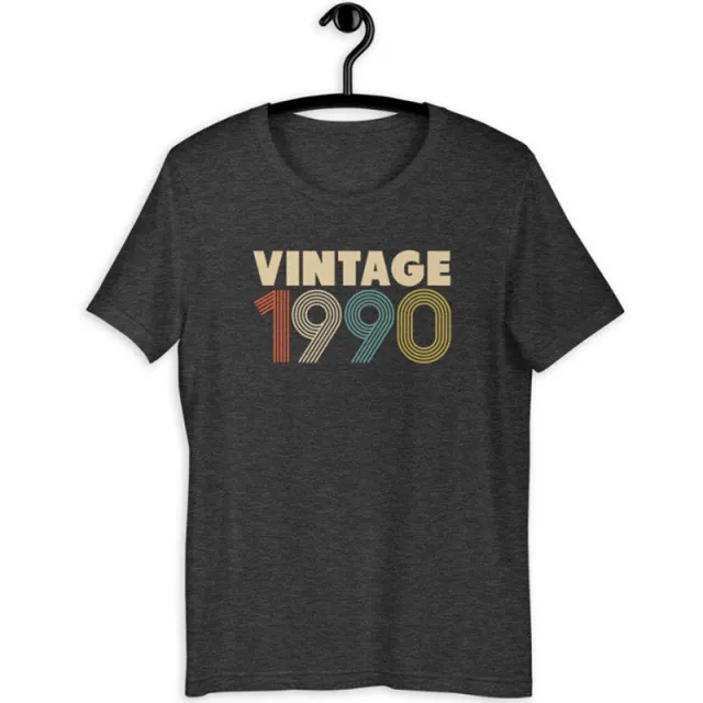 European And American VINTAGE 1980 Letter Short sleeved T shirt G - Shop at LoveMi