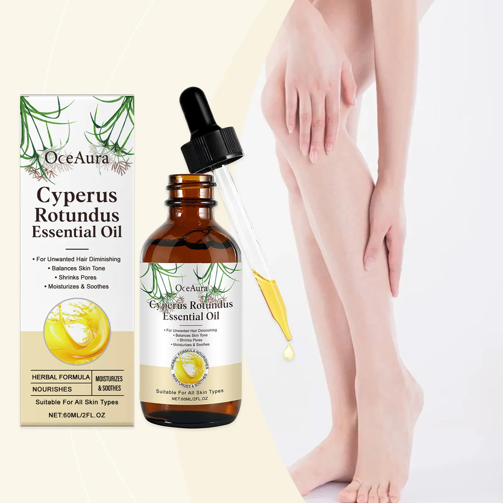 Herbal Hair Removal Care Oil 60ml 1
