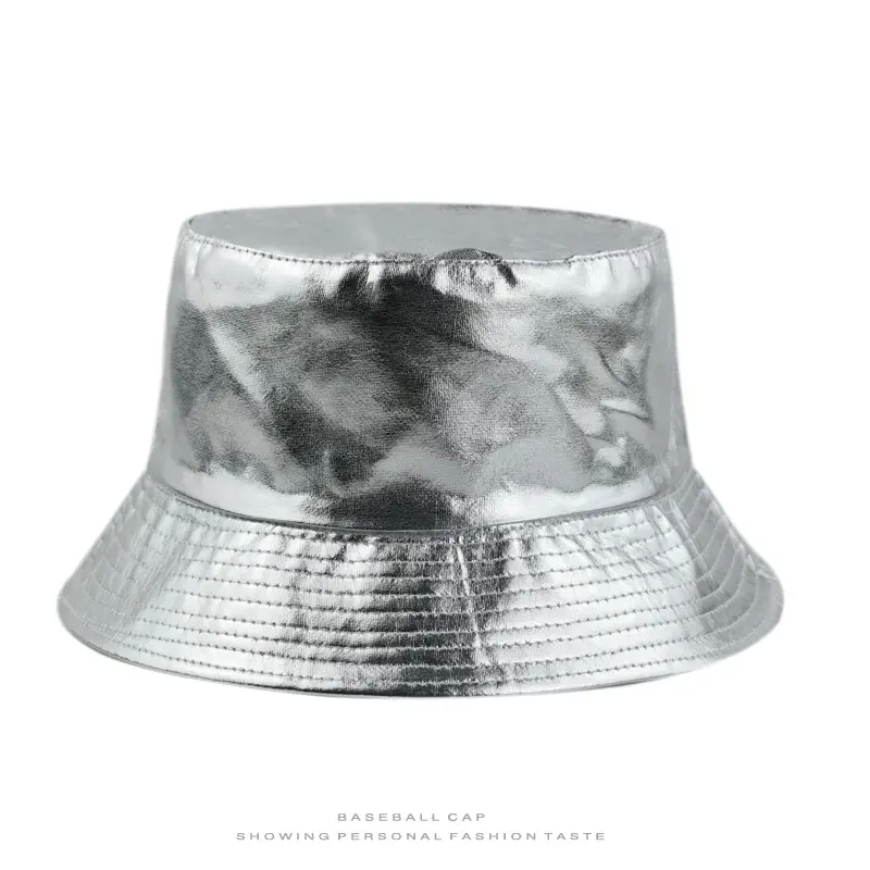 Summer Best-selling Laser-embossed Sequin Boater Hat, PU