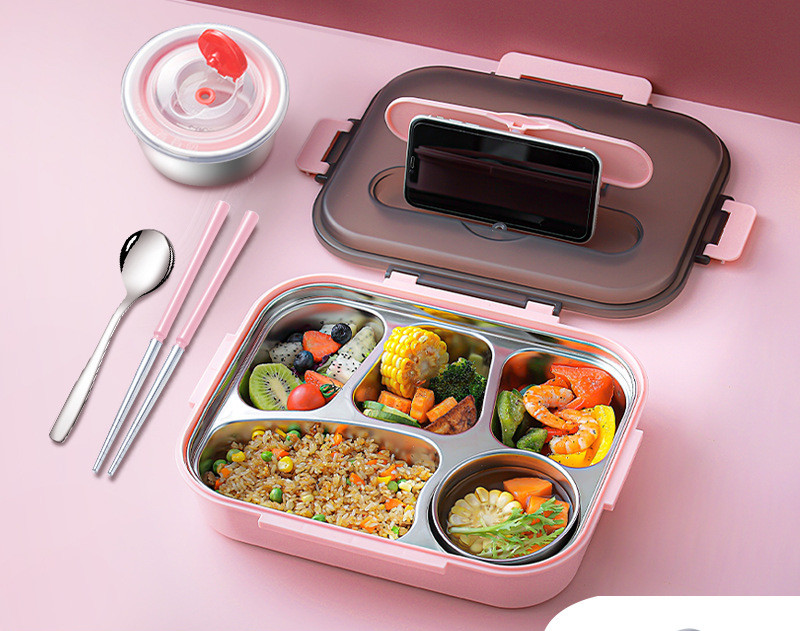 Title 9, 304 Stainless Steel Lunch Box, Fresh-keeping Bo...