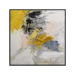 New Design Modern Large Wall Painting Hand Painted Acrylic Gold Abstract Oil Painting On Canvas For Living Room Decor - Without Inner Frame - View 1