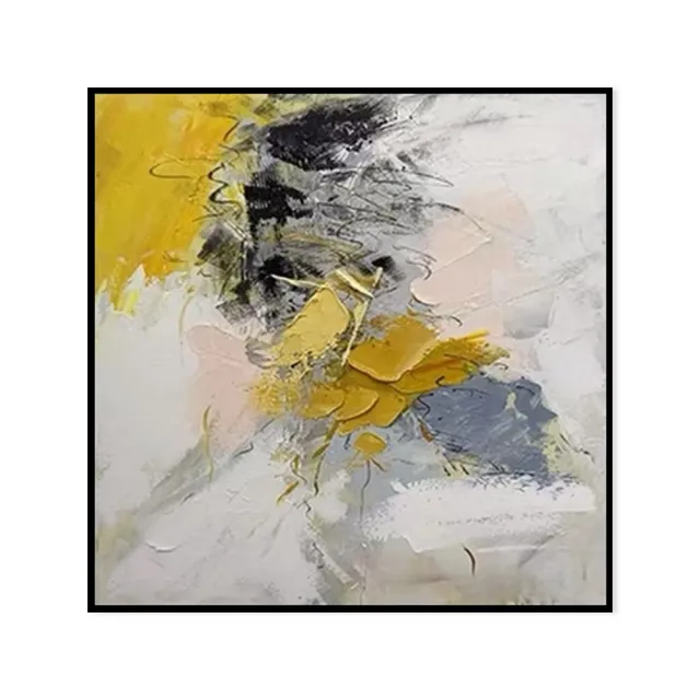 New Design Modern Large Wall Painting Hand Painted Acrylic Gold Abstract Oil Painting On Canvas For Living Room Decor Without Inner Frame - Shop at LoveMi