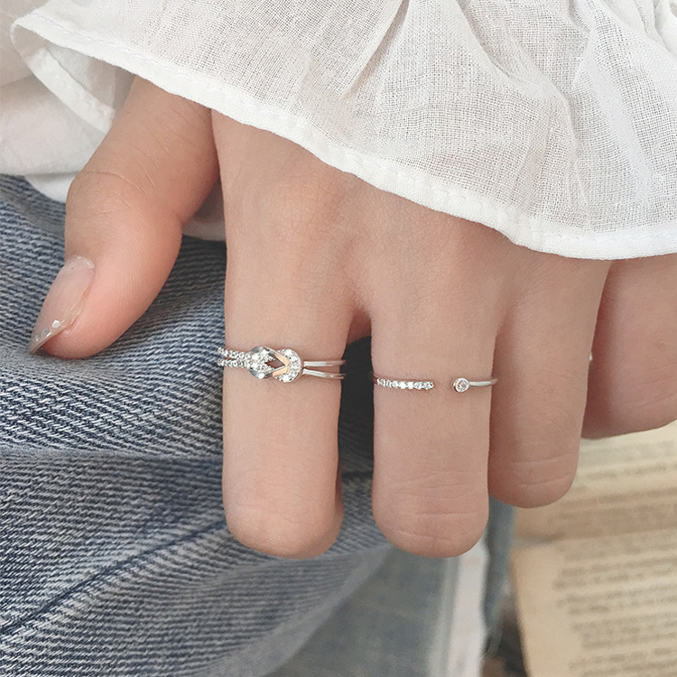 Sterling Silver Women's Index Finger Ring Niche