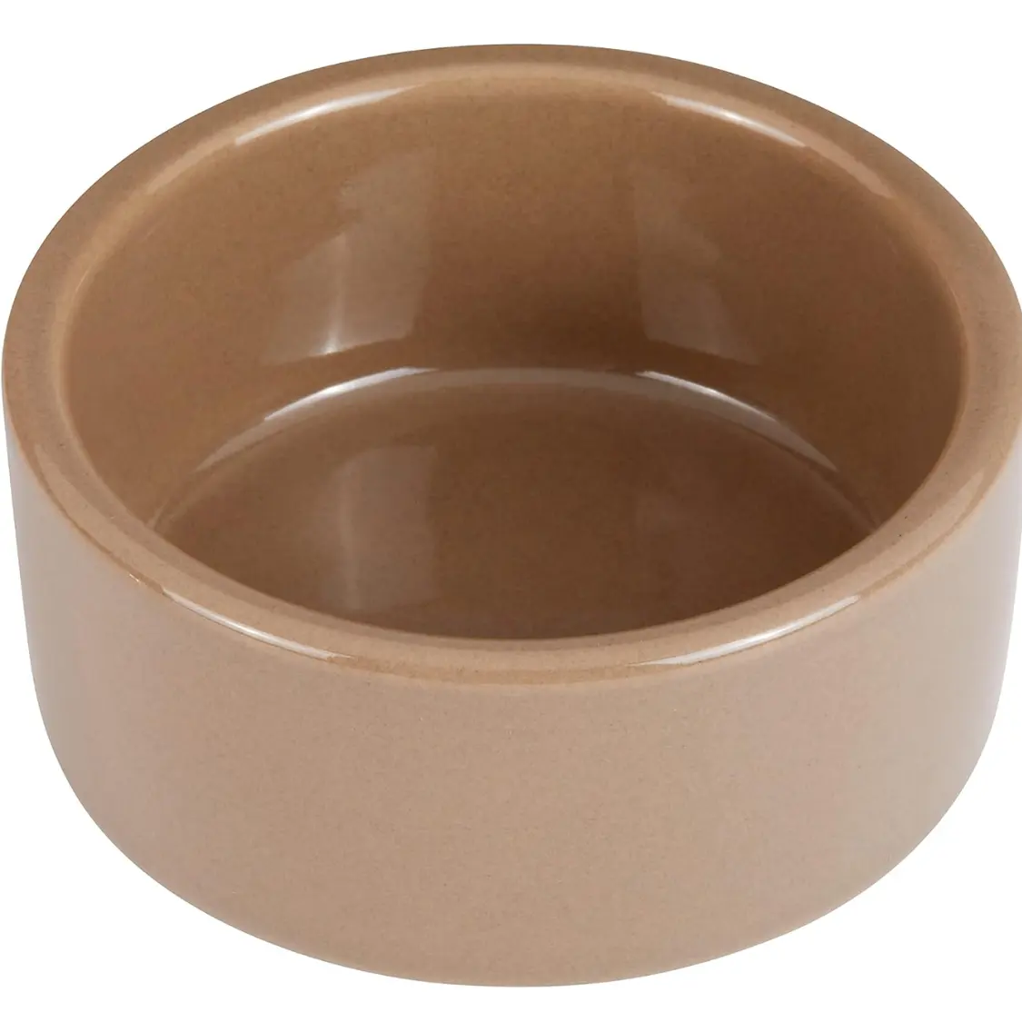 Ceramic Pet Hamster Bowl, Brown