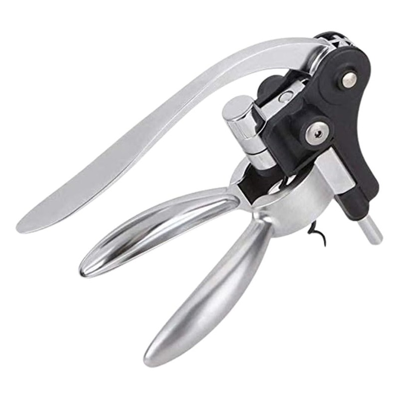 Professional Deluxe Lever Action Wine Bottle Rabbit Corkscrew Gift Bunny Opener — foto 2