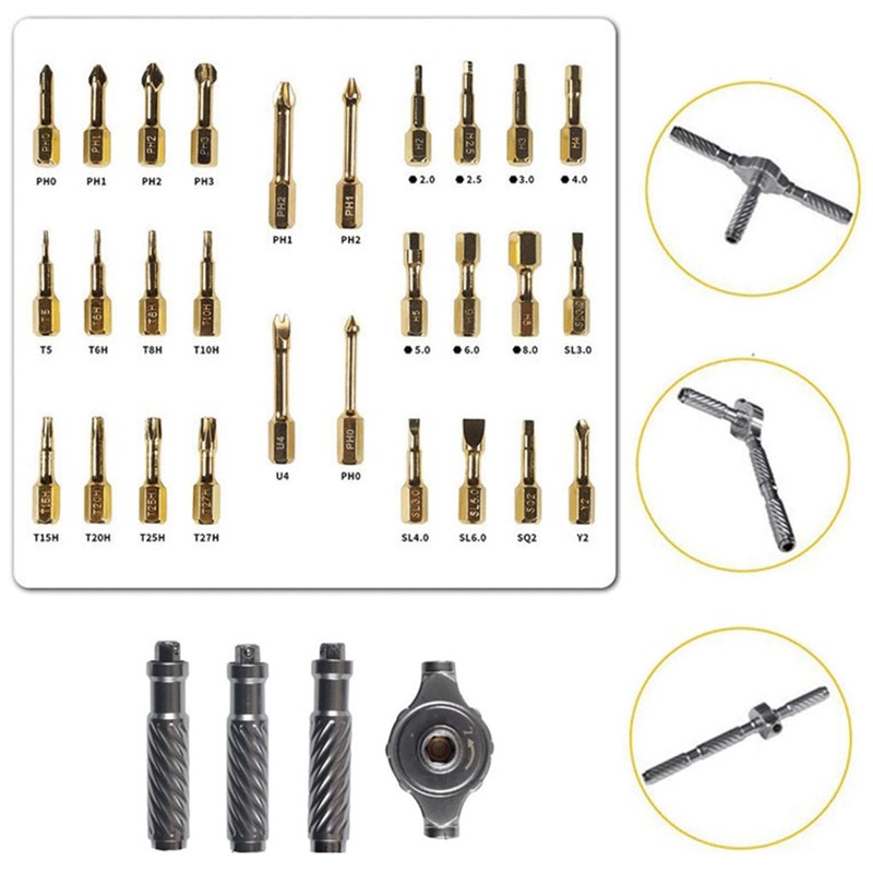 Magnetic Screwdriver Set 30 In 1 DIY Ratchet Screwdriver Kit For Home, Bikes NEW