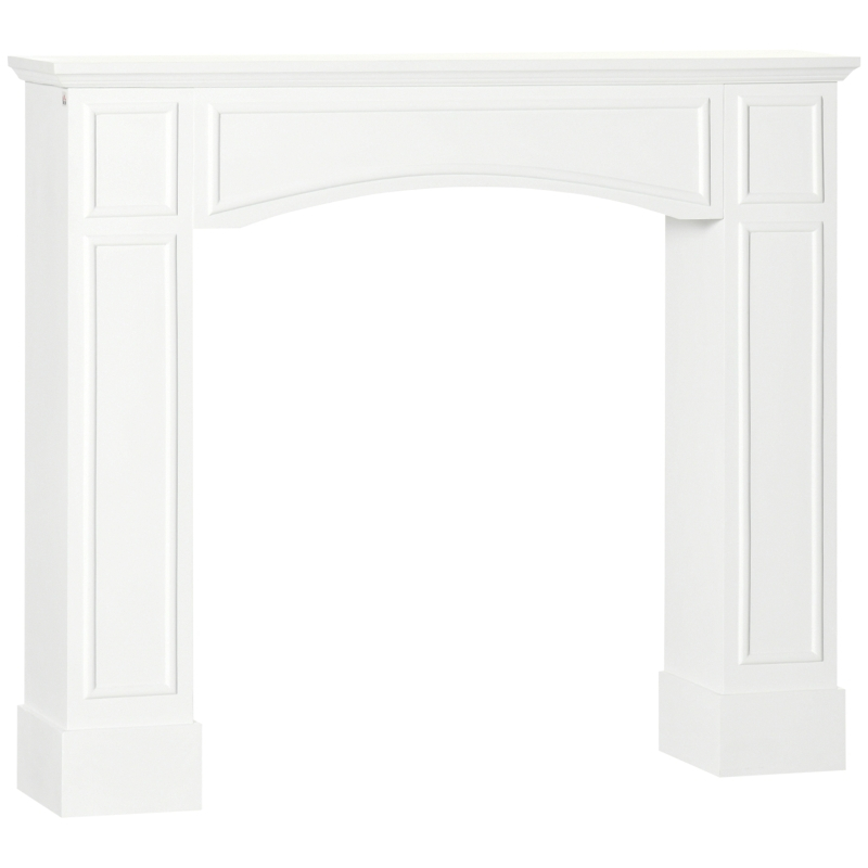 Modern Fireplace Mantel, Surround Mantels For Fireplace With Decorative Pattern Interior Width