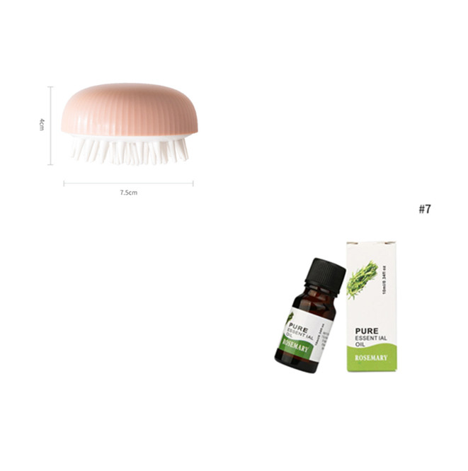 Pink comb with Rosemary oil