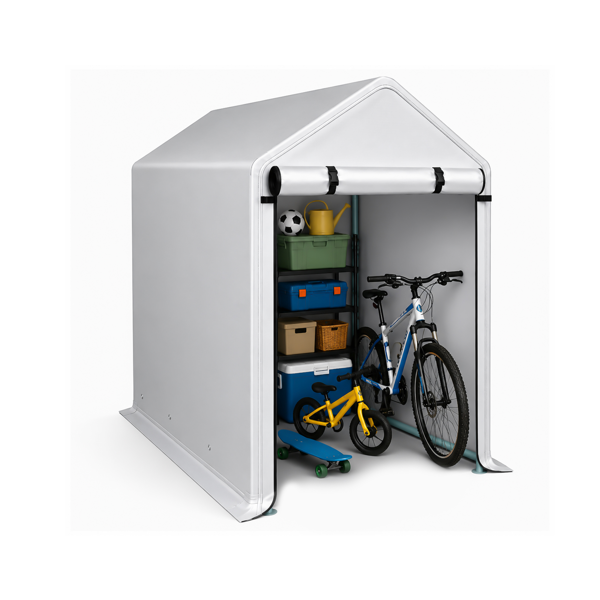 3x6 FT Storage Shed, Heavy Duty Bike Tent