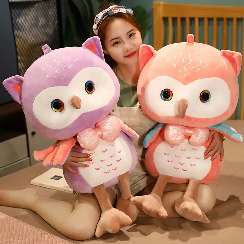 Owl Doll Plush Toy Children Comfort Ragdoll Pillow