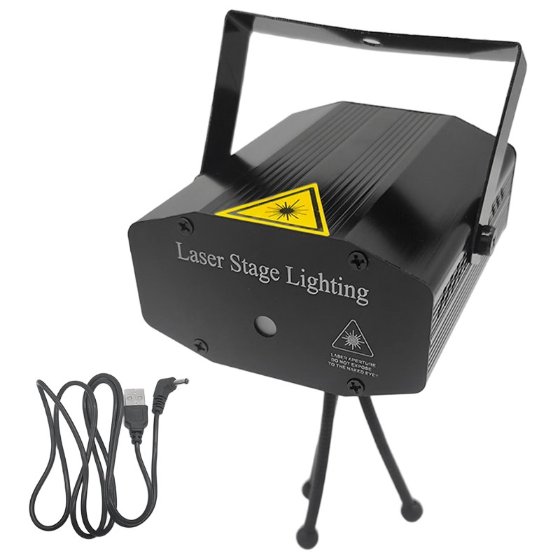 Mini Laser Projector Stage Lights LED R&G Lighting DJ Disco Party KTV Club Home — image 5