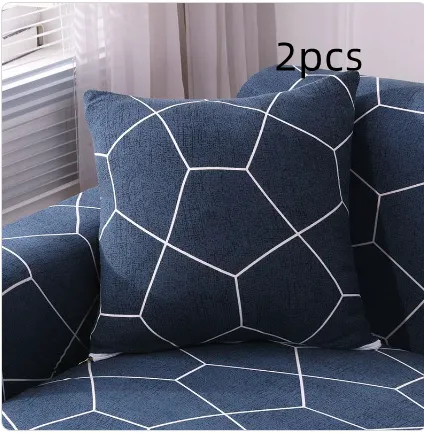 Throw Pillow Cover Black Gold Blue - Shop at LoveMi