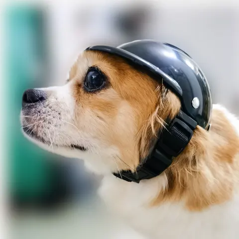 Pet Helmet New Motorcycle Dog Cat Accessories Pet Toy