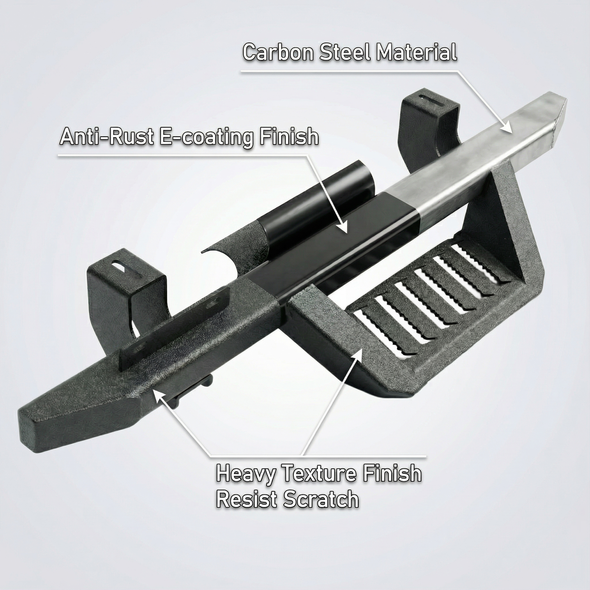 Bars Running Boards Compatible With Wrangler JK 4 Doors