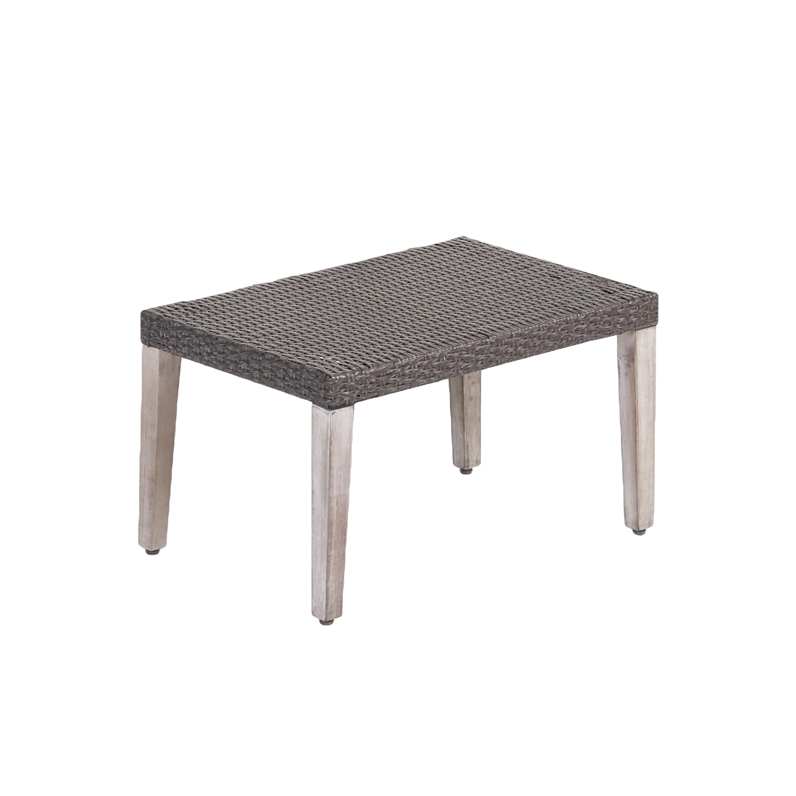 HAMPTON WOOD  WICKER OTTOMAN