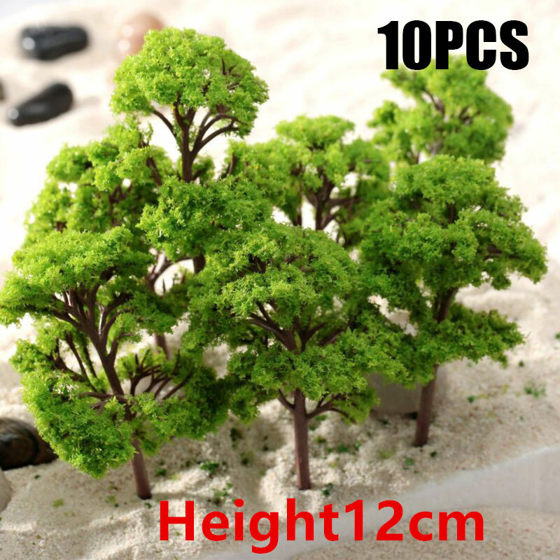 Title 2, 10 stks 9 cm HO OO Schaalmodel Bomen Trein Spoo...