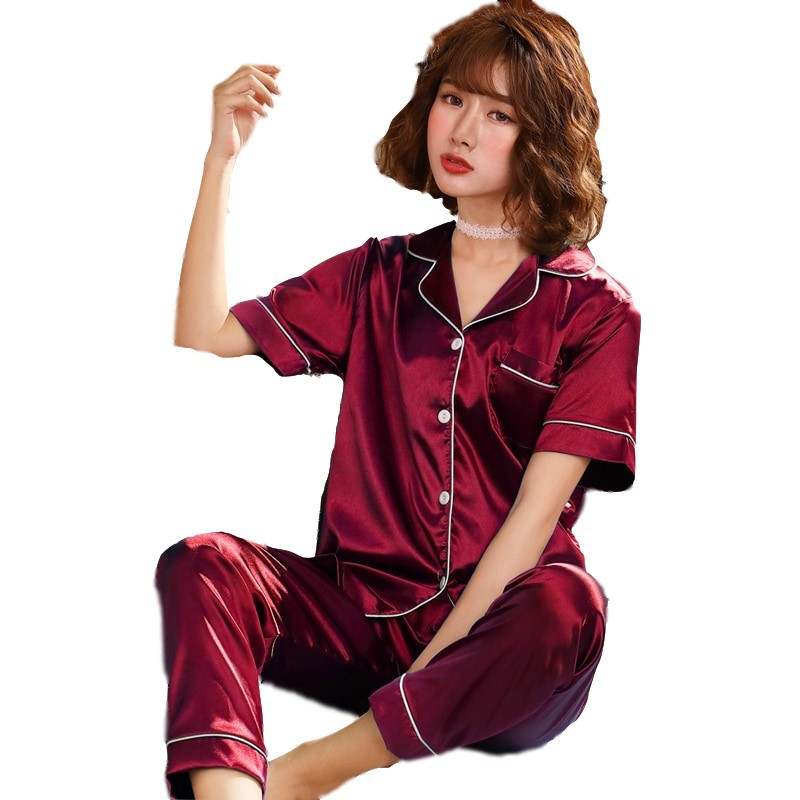 Title 9, Summer ice silk pajamas