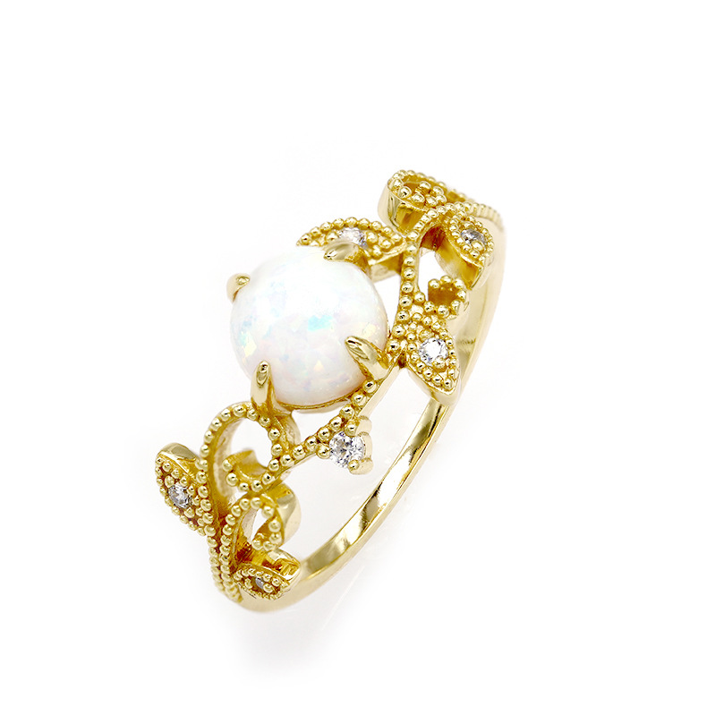 Title 6, Damenmode Vine Opal Fingerring weiblich